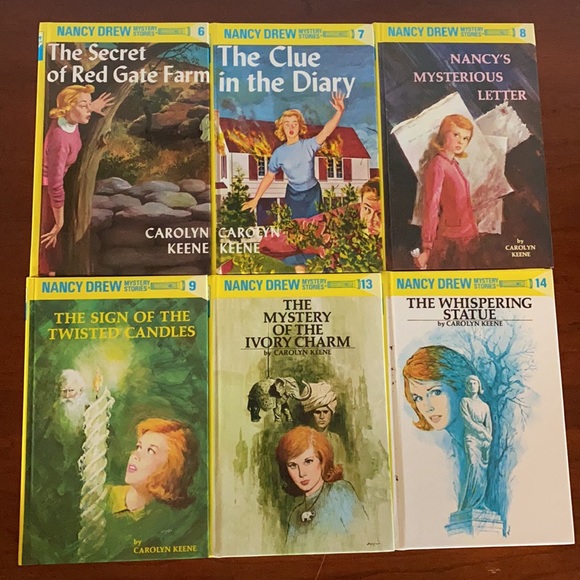 Nancy Drew Books #6-9, 13 and 14 - Picture 2 of 2